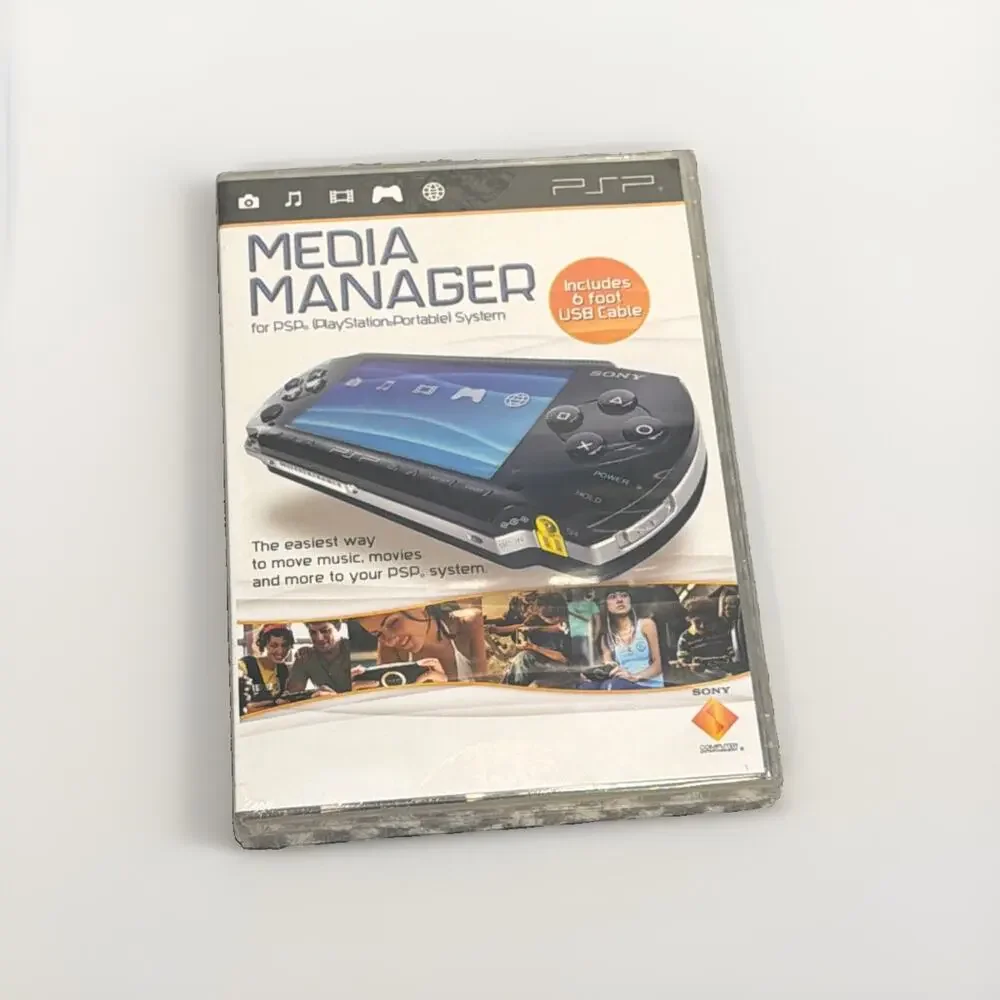 Sony Playstation PSP MEDIA MANAGER Software CD Brand New Factory Sealed